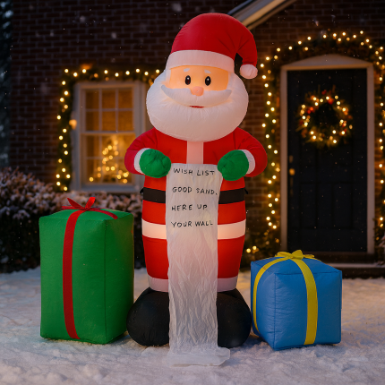 Mos Craciun gonflabil de exterior