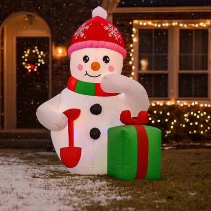 Om de zapada gonflabil pentru exterior